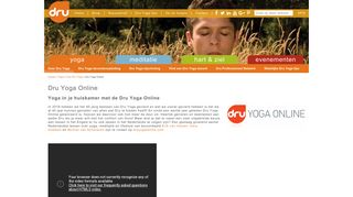 
                            4. Doe nu ook Dru Yoga in je huiskamer met druyogaonline.nl - Dru Yoga