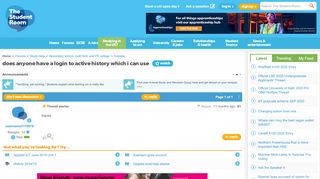 
                            11. does anyone have a login to active history which i can use - The ...