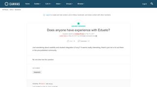 
                            10. Does anyone have experience with Edueto? | Canvas LMS ...