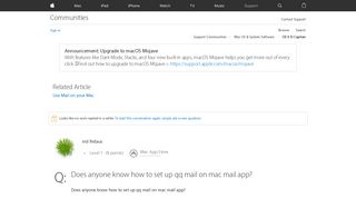 
                            9. Does anyone know how to set up qq mail on… - Apple Community