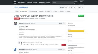 
                            9. Does Azure CLI support proxy? · Issue #2882 · Azure/azure-xplat-cli ...
