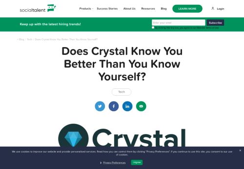 
                            6. Does Crystal Know You Better Than You Know Yourself? - SocialTalent
