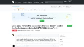
                            3. Does gosu handle the case where the user doesn't exist in the host ...
