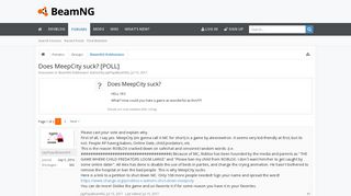 
                            10. Does MeepCity suck? [POLL] | BeamNG