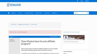 
                            12. Does Myntra have its own affiliate program? - Techulator