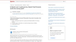 
                            5. Does Naukri.com's paid services (Naukri Fast Forward) ...