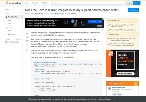 
                            13. Does the SpiraTest JUnit integration library support ...