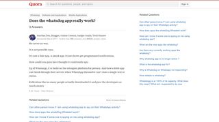 
                            7. Does the whatsdog app really work? - Quora
