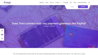 
                            10. Does Timo connect with any payment gateways like PayPal? | Timo