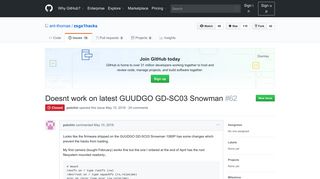 
                            5. Doesnt work on latest GUUDGO GD-SC03 Snowman · Issue #62 · ant ...