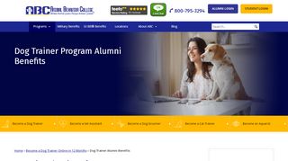 
                            5. Dog Trainer Alumni Benefits | Animal Behavior College