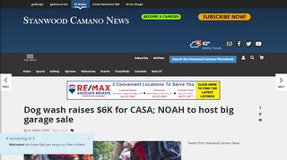 
                            12. Dog wash raises $6K for CASA; NOAH to host big garage sale | News ...