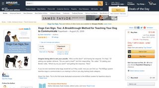 
                            7. Dogs Can Sign, Too: A Breakthrough Method for Teaching Your Dog ...