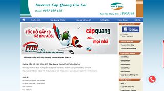 
                            10. Đổi mật khẩu wifi Cáp Quang Viettel - Viettel Gia Lai