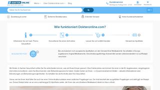 
                            1. Dokteronline.com: Online-Ärztedienst