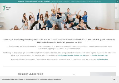 
                            12. doktor yoga - Yoga Studio in Wien 1010 und 1070