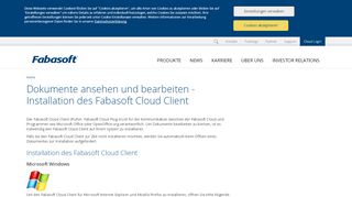 
                            9. Dokumente ansehen und bearbeiten - Installation des Fabasoft Cloud ...