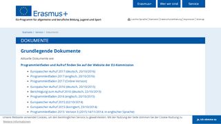 
                            8. Dokumente - Erasmus+