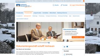 
                            11. Dokumentengeschäft - Volksbank Worpswede eG