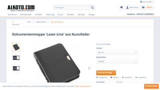 
                            11. Dokumentenmappe 'Laser-Line' aus Kunstleder | Alkoto.com