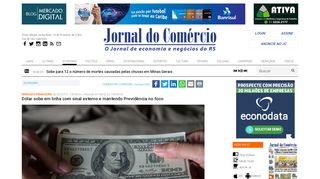 
                            11. Dólar sobe em linha com sinal externo e mantendo Previdência no ...