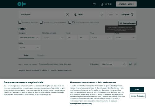 
                            9. Dolce Gusto - Electrodomésticos em Leiria - OLX Portugal