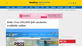 
                            11. Dole: Over 150,000 job vacancies available online - SUNSTAR