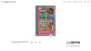 
                            11. Doll | Barbie:Sign Language Barbie - Mattel, Inc. — Google Arts ...