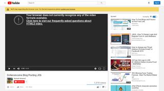 
                            11. Dollarsincome Blog Posting JOb - YouTube
