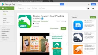 
                            3. Dolphin Browser - Fast, Private & Adblock   - Apps on Google Play