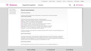 
                            10. Domain adminisztráció - T-Systems Magyarország
