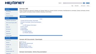 
                            3. Domain API - HEXONET Wiki