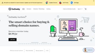 
                            5. Domain Auction | Buy & Sell Your Domain Names - GoDaddy