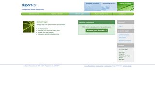 
                            2. domain login - Duport