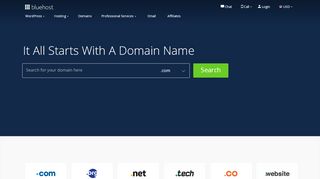 
                            2. Domain Name Availability Check & Domain Registration - Bluehost