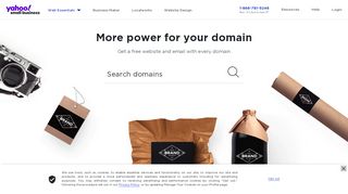 
                            2. Domain Name Search - Find Your Web Domains - Yahoo Small ...