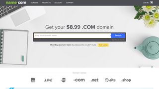 
                            9. Domain Names - Register Domains & more with Name.com