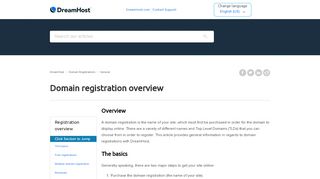 
                            7. Domain registration overview – DreamHost