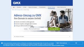 
                            8. Domain-Umzug - GMX | Homepage & Mail