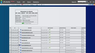 
                            9. Domains in block 87.101.128.0 - 87.101.255.255 - IPv4Info