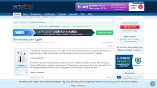 
                            13. Domaintools.com login? - NamePros