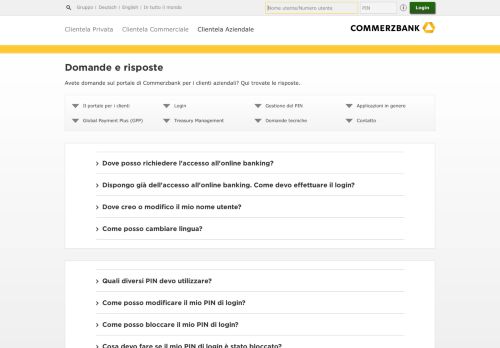 
                            8. Domande e risposte - Commerzbank