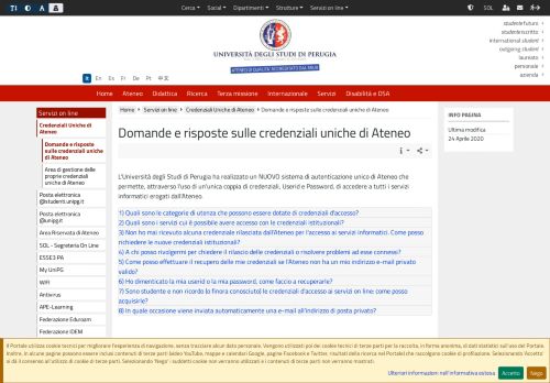 
                            10. Domande e risposte sulle credenziali uniche di Ateneo - Università ...