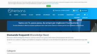 
                            10. Domande frequenti (Knowledge Base) - Netsons