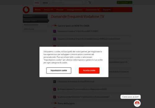 
                            4. Domande Frequenti Vodafone TV