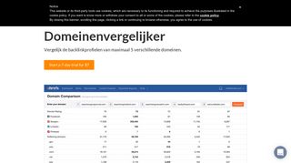 
                            6. Domeinvergelijker van Ahrefs: vergelijk de SEO-statistieken van ...