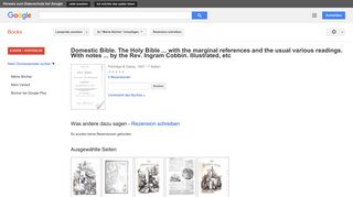 
                            9. Domestic Bible. The Holy Bible ... with the marginal references and ...
