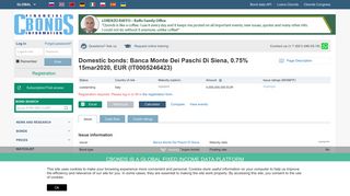 
                            9. Domestic bonds: Banca Monte Dei Paschi Di Siena, 0.75 ...