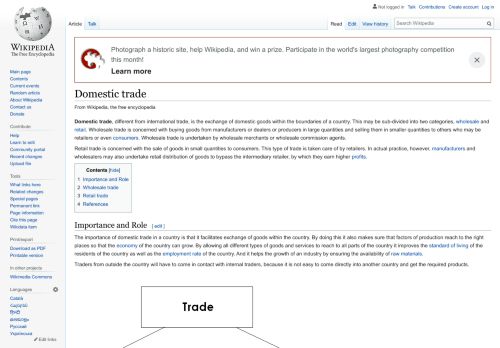 
                            13. Domestic trade - Wikipedia