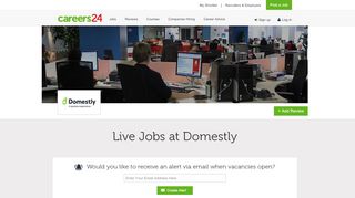 
                            10. Domestly Jobs and Vacancies - Careers24